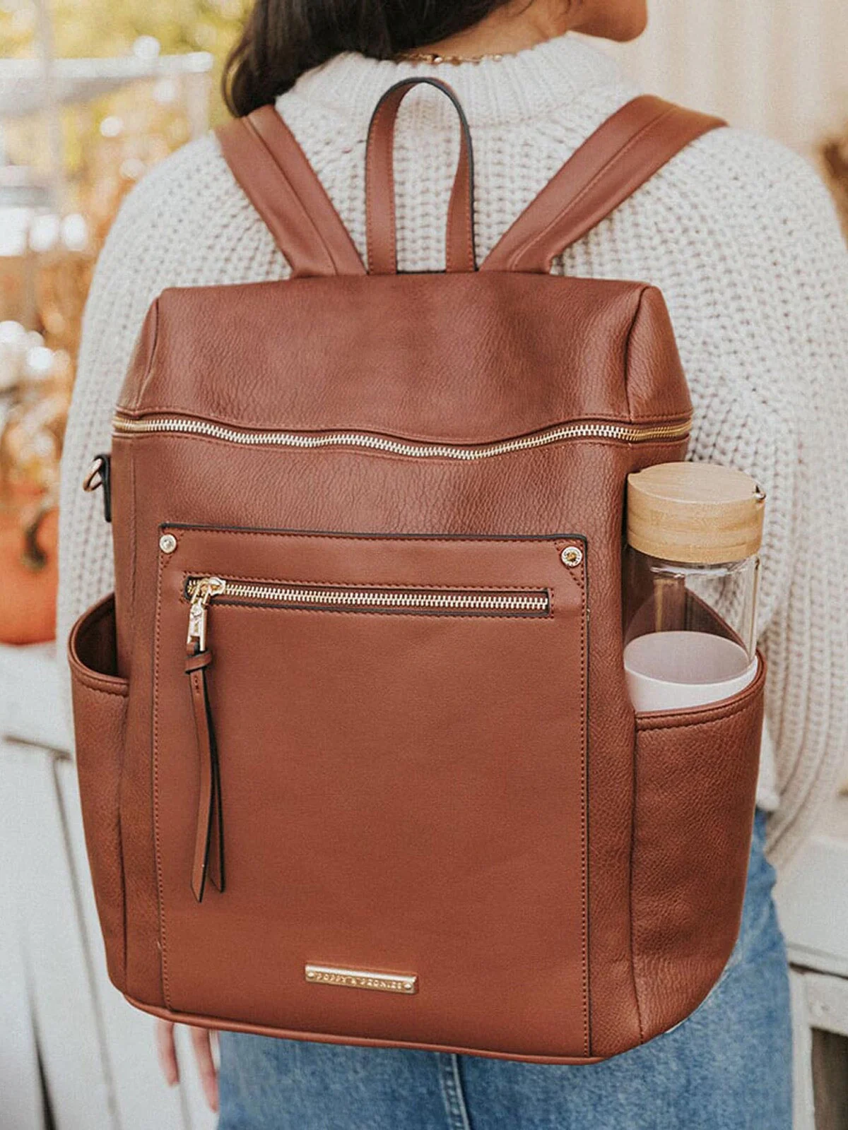 Commuter Backpack chestnut - Image 11