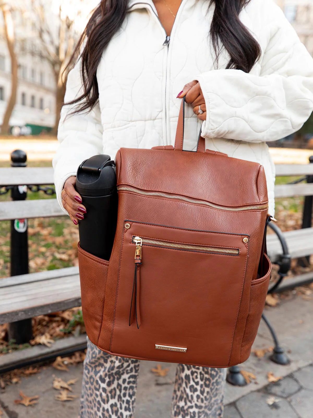 Commuter Backpack chestnut - Image 5