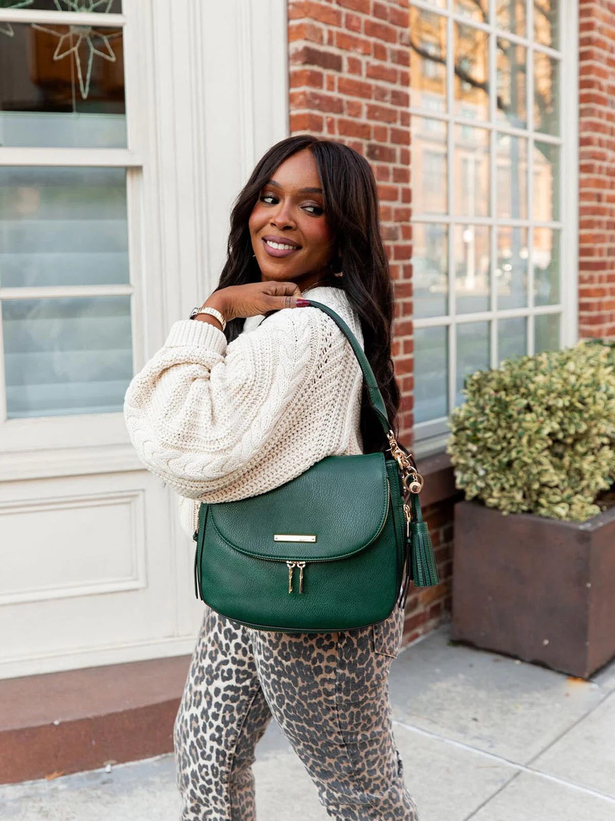 DOWNTOWN CROSSBODY Heritage Green - Image 7