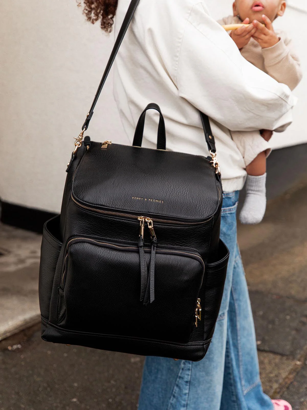 Lullaby Diaper Backpack Black - Image 3