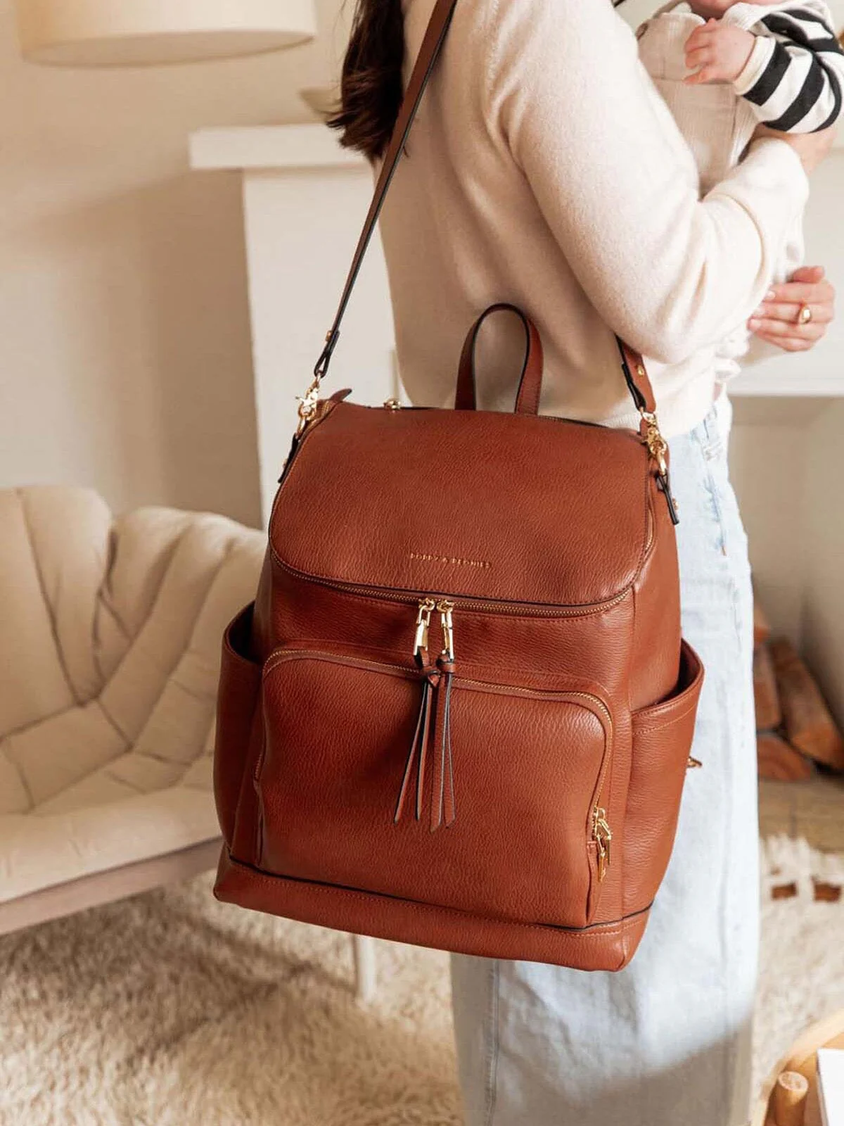 Lullaby Diaper Backpack Chestnut - Image 6