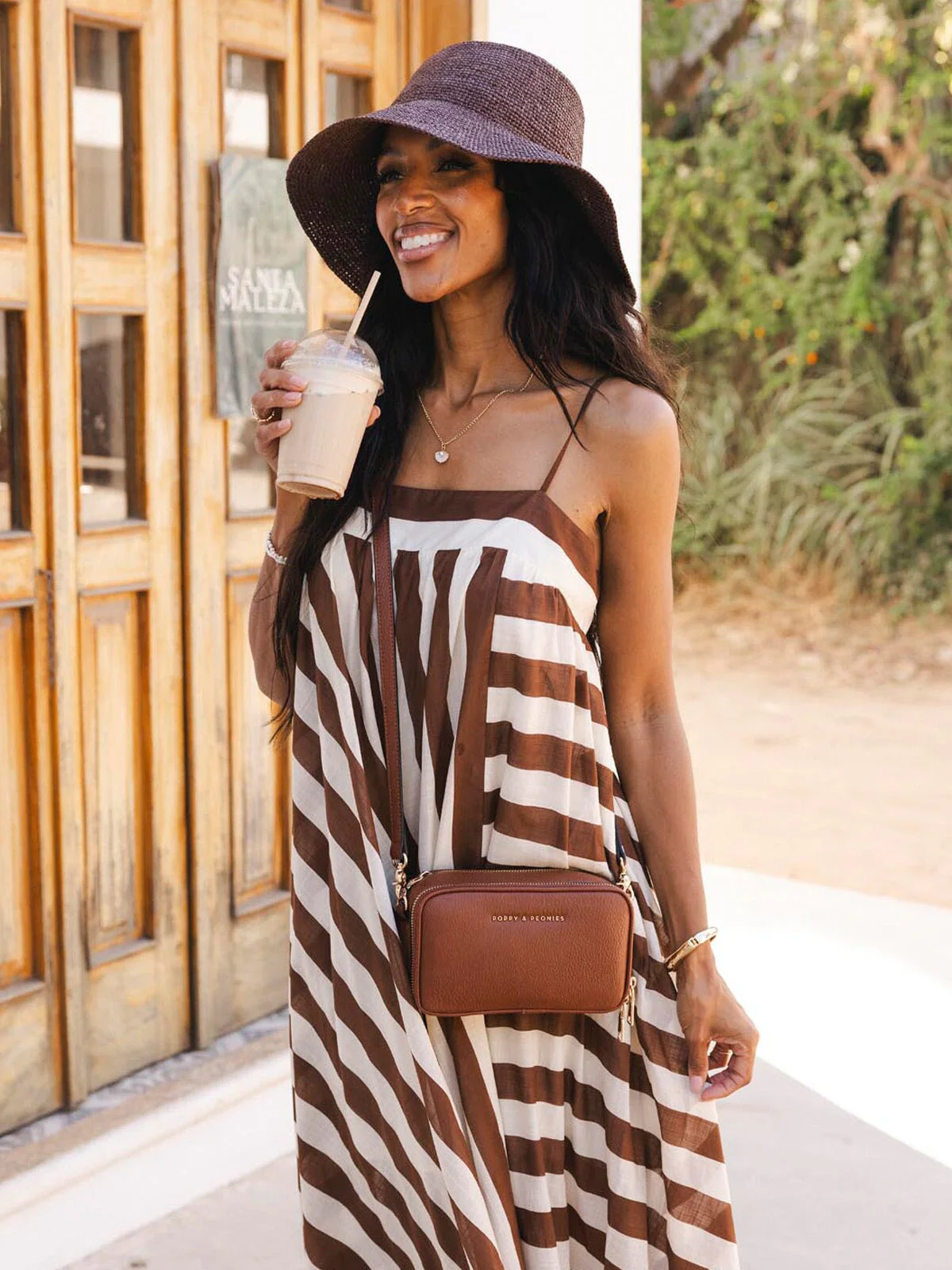 Mini Essential Crossbody Chestnut - Image 10