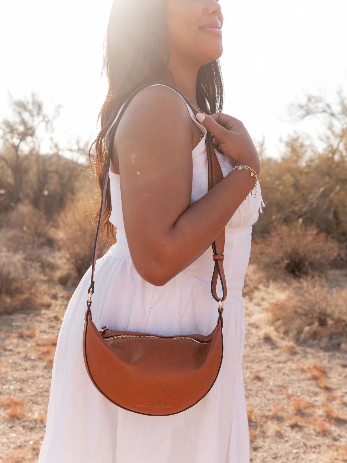 The Eclipse Crossbody Cognac - Image 7